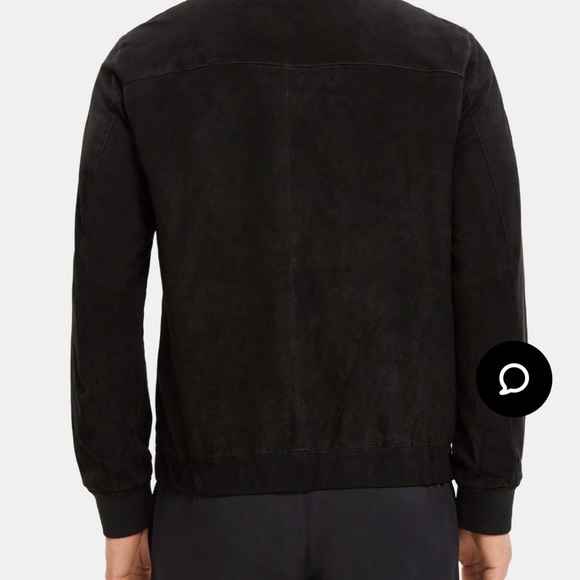 New with tags Theory suede leather bomber jacket - Picture 3 of 3
